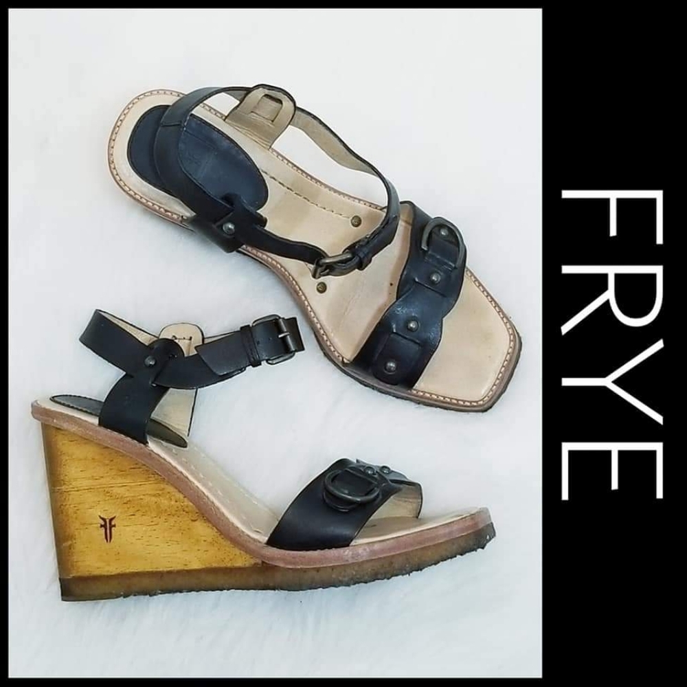 Frye Rita Wedge Sandals